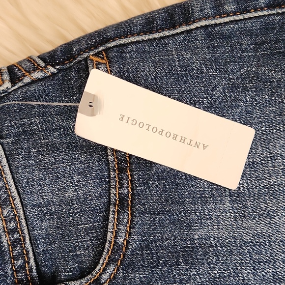 Anthropologie Pilcro Mid Rise Denim Shorts - Picture 2 of 4